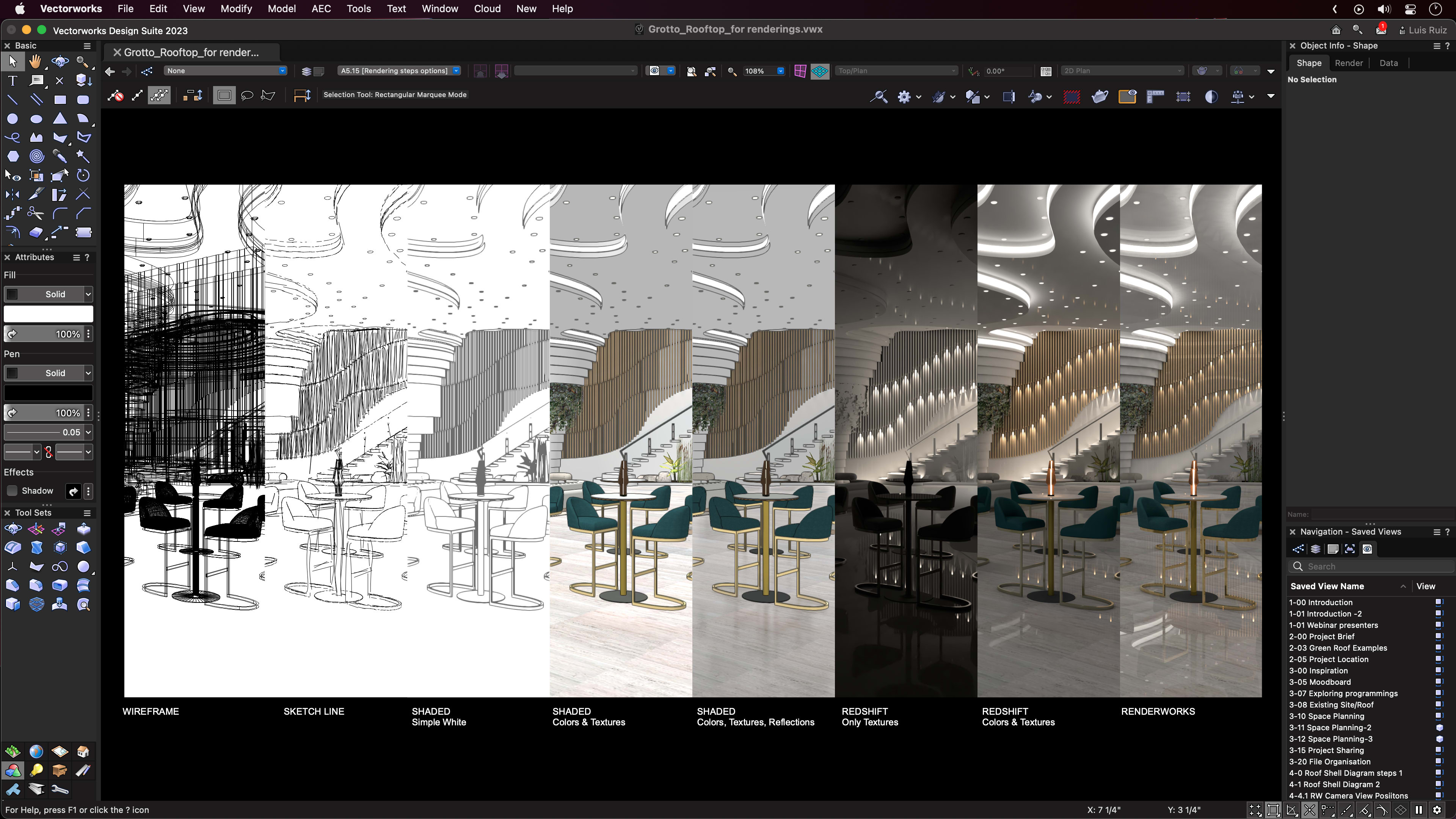 Example of Vectorworks rendering capabilities.
