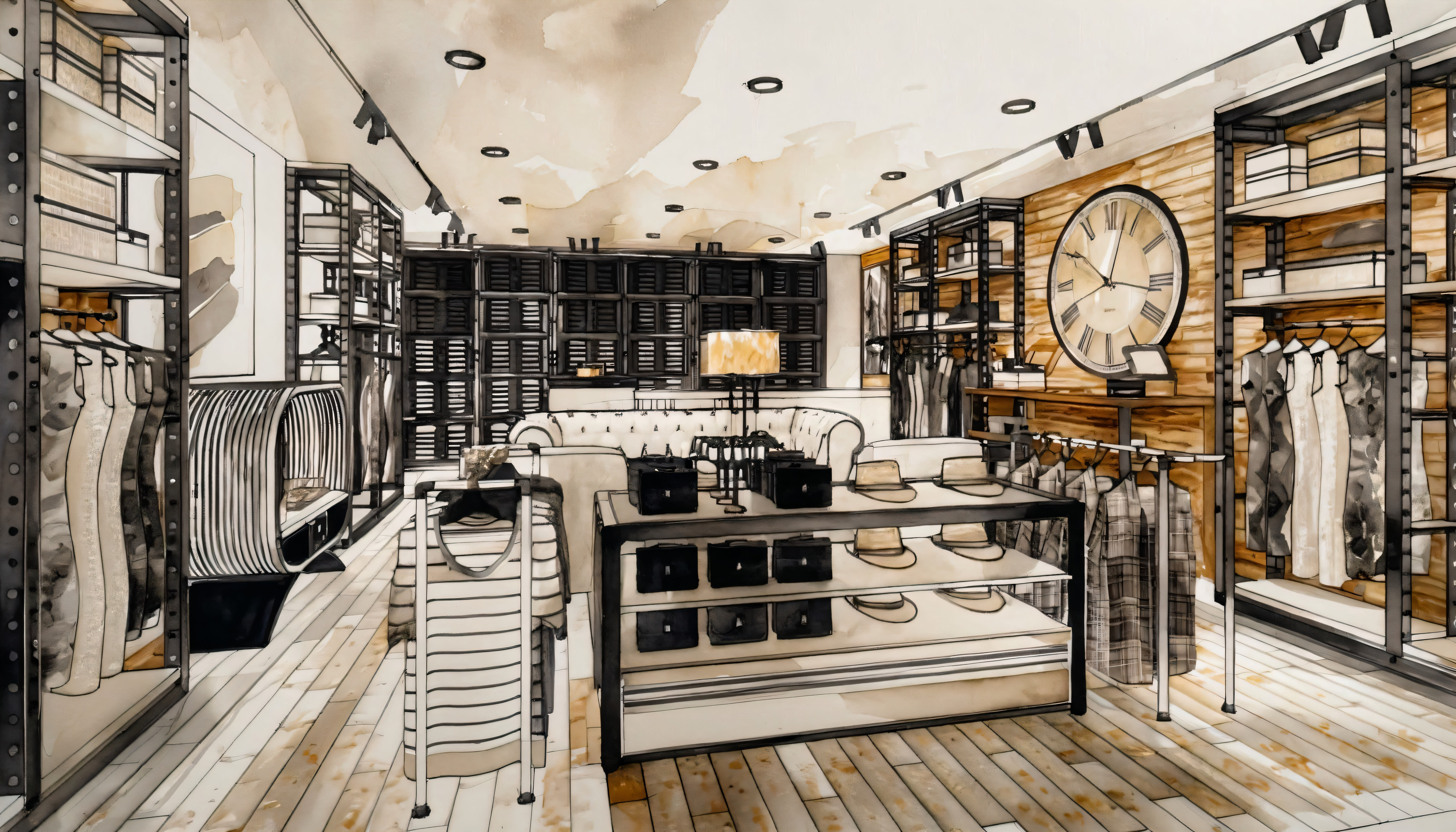 Vectorworks AI Visualizer watercolor