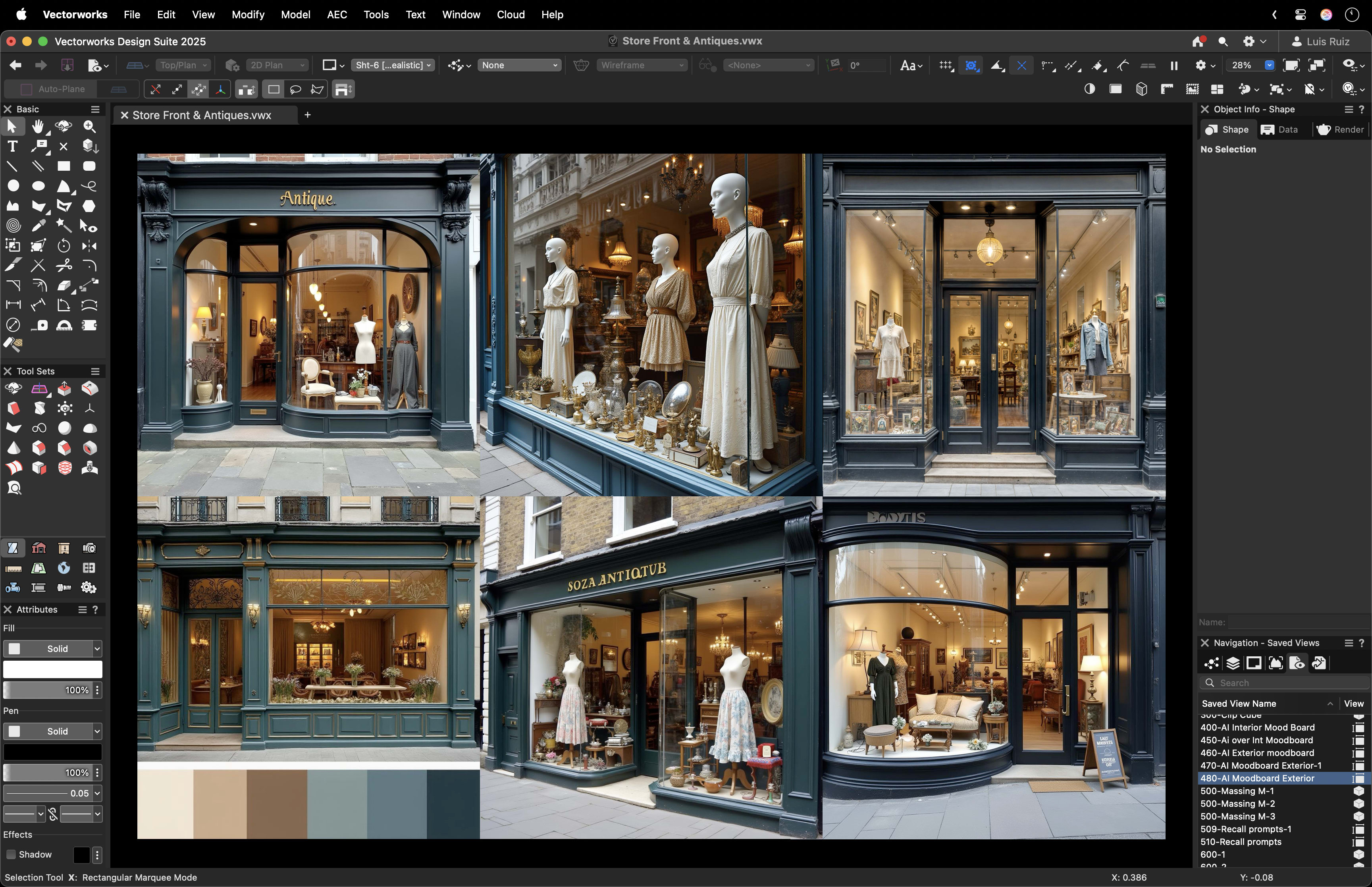 Images of retail store