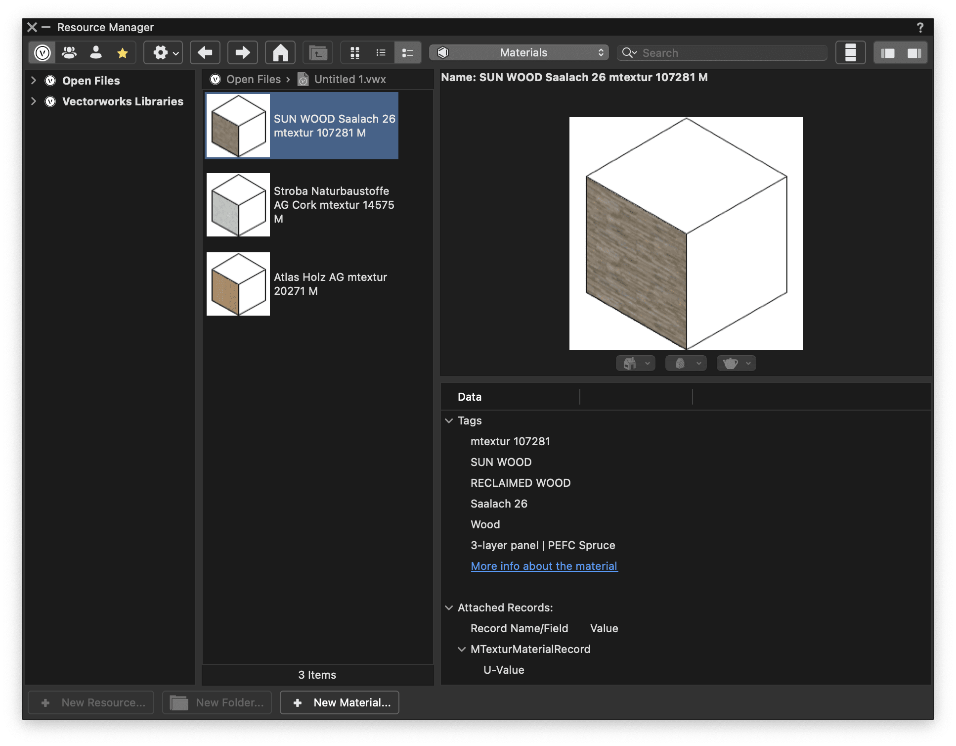 vectorworks resource manager